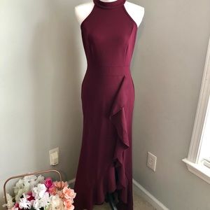 Burgundy bridesmaid/cocktail dress